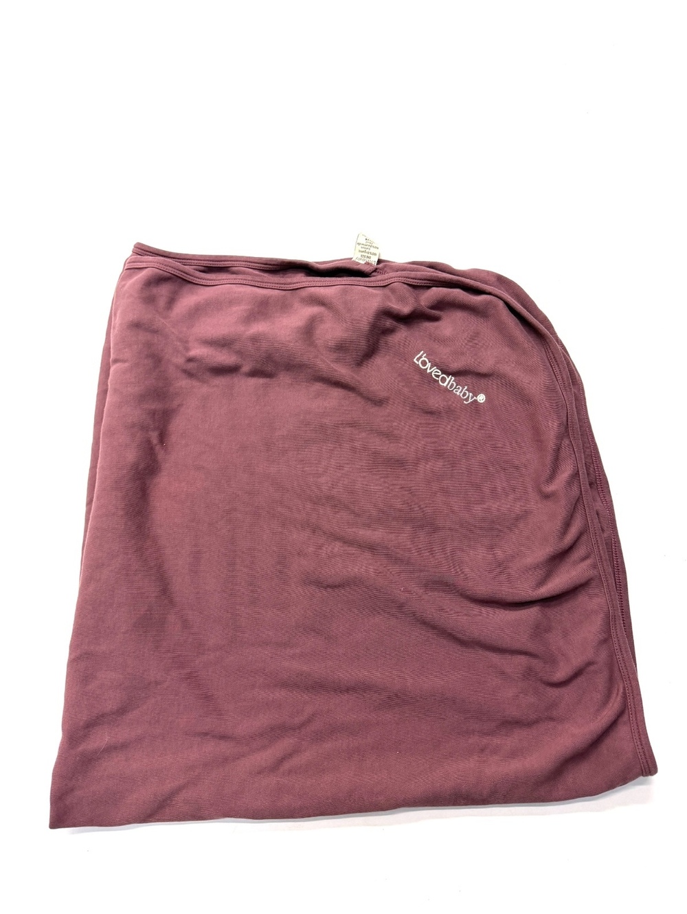 L’ovedbaby Organic Cotton Burgundy Maroon Nursery Blanket One Size Swaddle